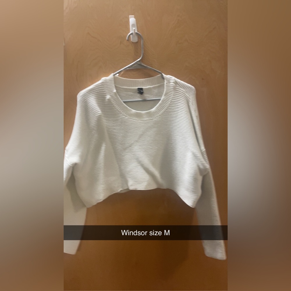 Windsor Knit White Sweater